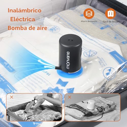 Bolsas vacío ropa con bomba para solucionar la falta de espacio en armarios 6