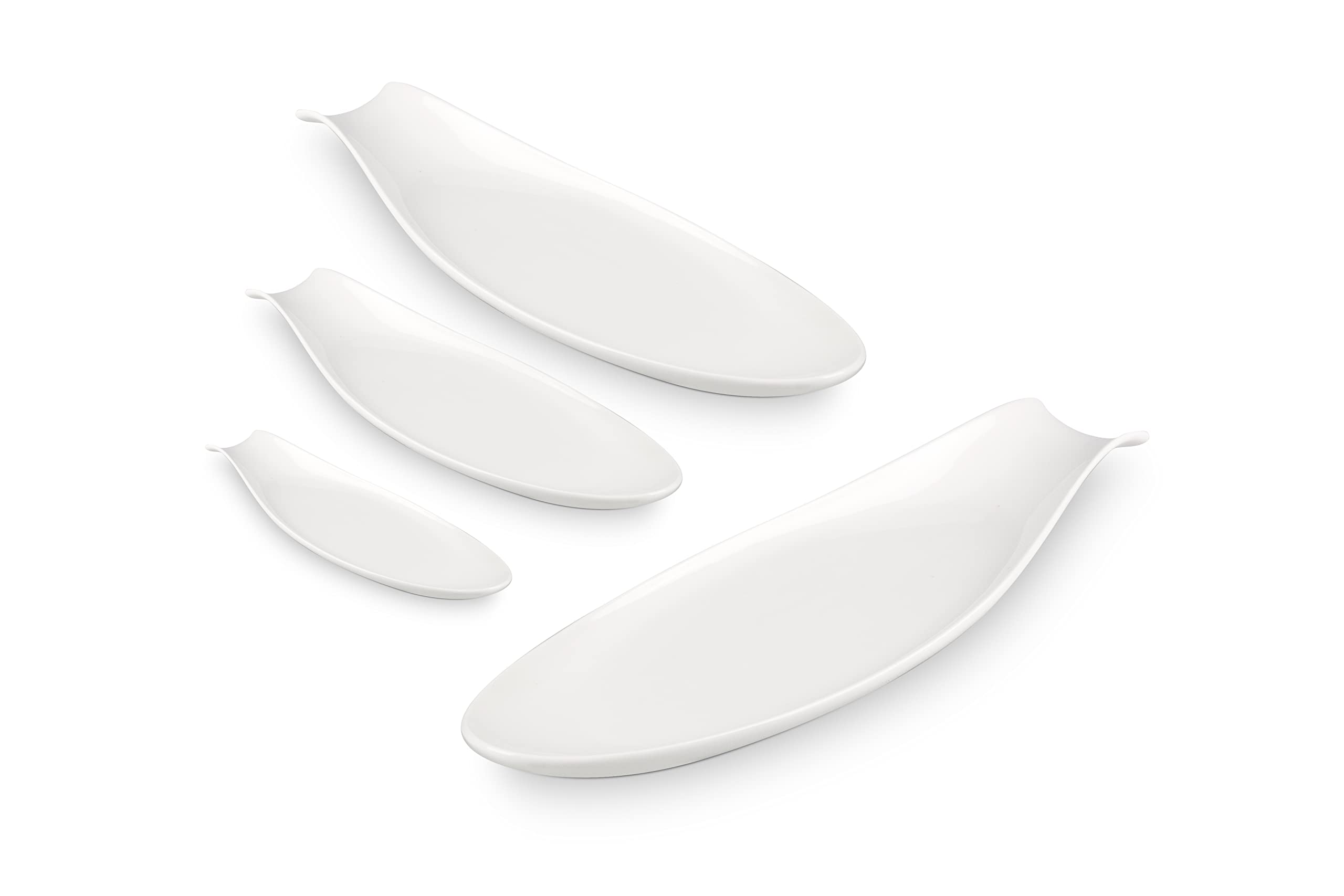 Ensemble De 2 Plateaux En Bois Laqué Blanc - Plateau BUT