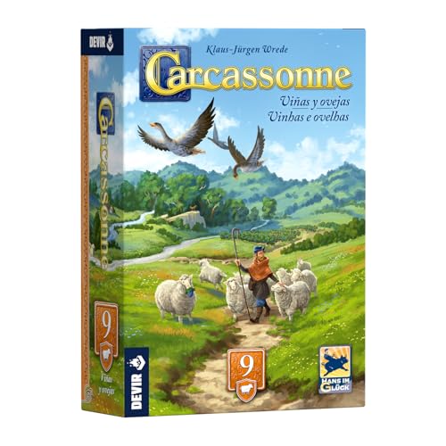 Devir Carcassonne Viñas y Ovejas Expansión Juego de Mesa de
