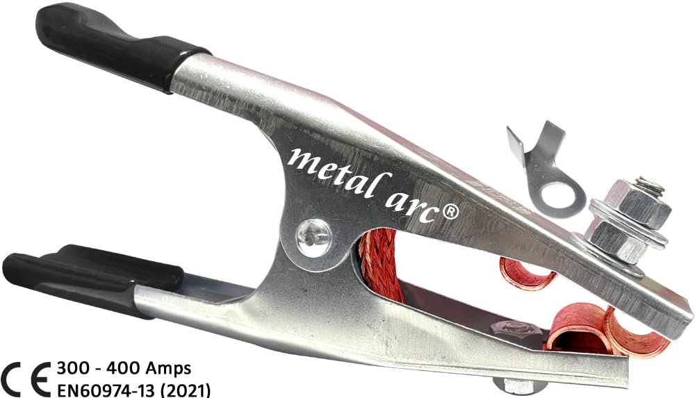 Metal Arc ISI Marked Professional Crocodile Earth Clamp for Welding and Holding Purpose – ECMZ303Wi-400 Amps (Pack of 2) 2