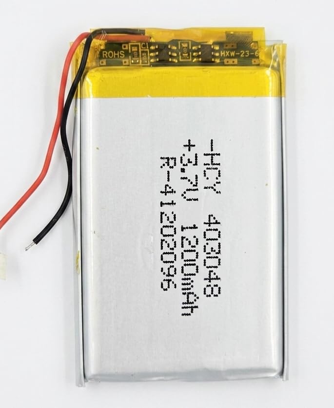 Genuine 403048 Battery for Drones, Robotics Compatible with Bluetooth, Smart Watch, Earpods Lipo Battery - 1200mAh (4x30x48mm) (Pack of 1)-image-37