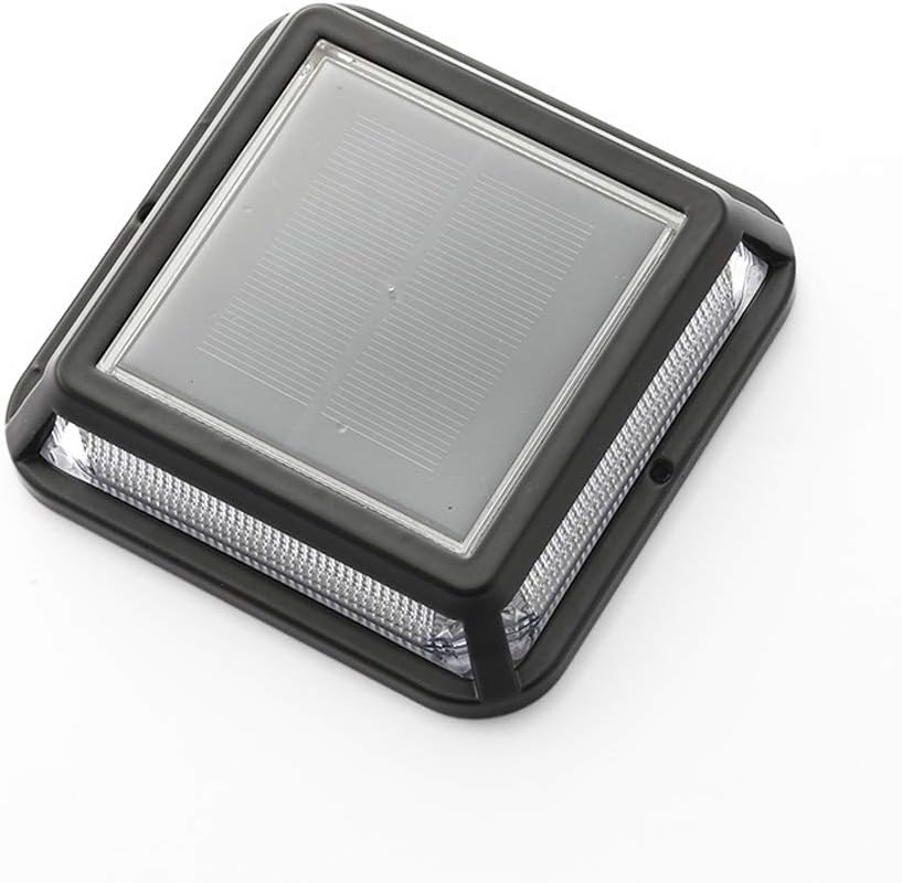 Wall Mounted Light Solar Outdoor Patio LED Floor Lamp Household Stair Steps Balcony Floor Foot Wall Lamp Decoration Small Street Light Intelligent Light Control Free Wiring 0 Electricity Fee Rea