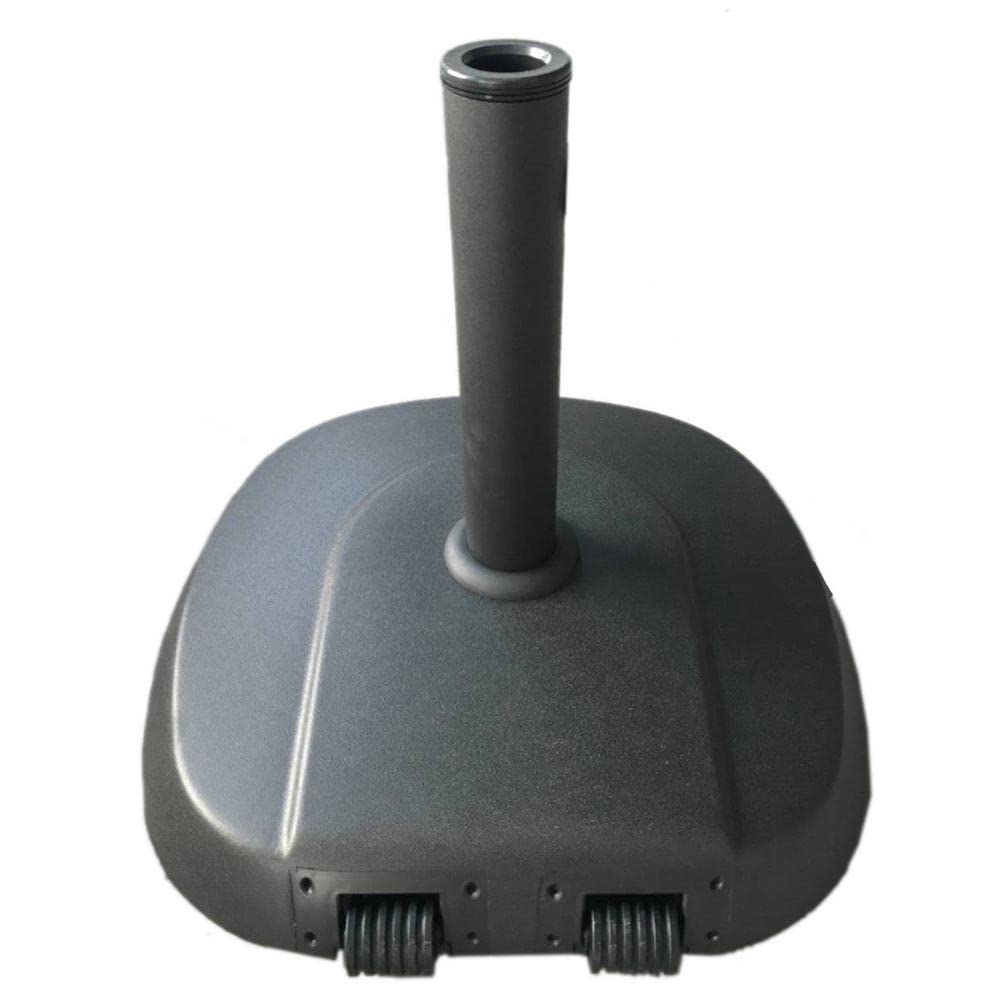 LOLAhome Base de Parasol de Cemento Negra con Ruedas de 28 kg