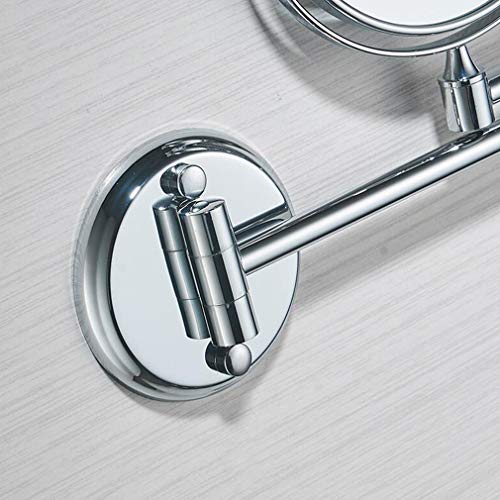 Miroir de salle de bain extensible argent pour optimiser l'espace restreint - 4