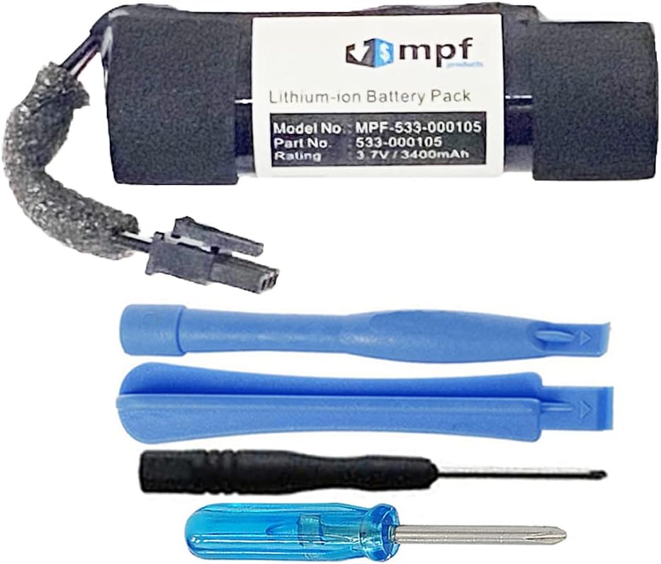 MPF Products 3400mAh Extended 533000105, NTA3083 Battery Replacement Compatible