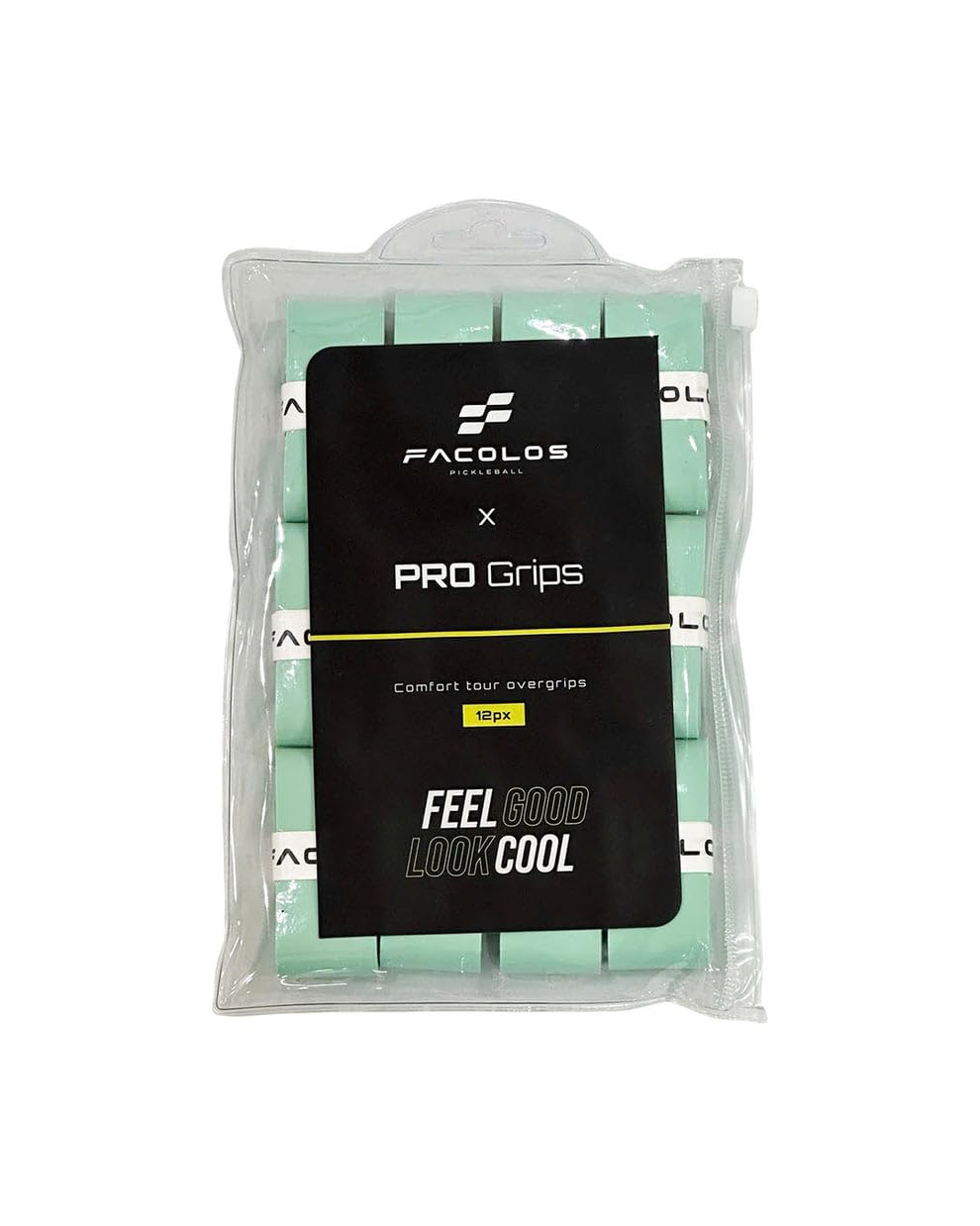PRO PU OVERGRIP Racket OVERGRIP (Pack of 12) - Mint Green | FACOLOS PRO GRIPS RACKET OVERGRIP (PACK OF 12) - MINT GREEN-image-29