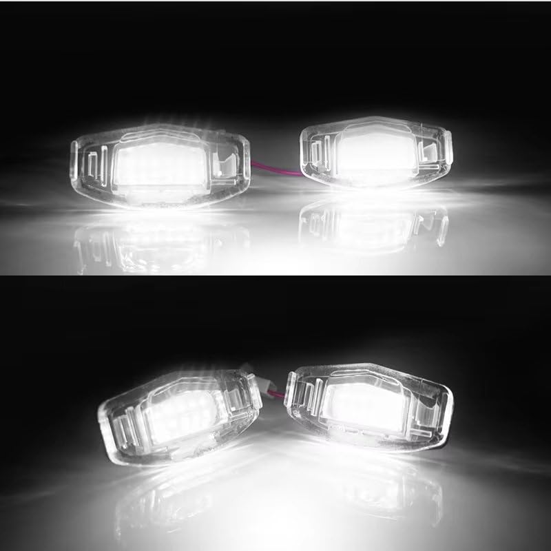 Luz de matrícula para Odyssey solución a bombillas fundidas 6000K 5