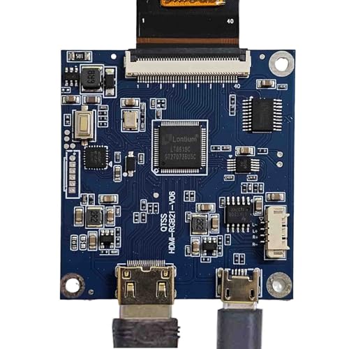 Image of 2.8 inch 480X480 IPS MIPI 330nit Circle LCD Touch Screen | and 40 pins H /D Controller Board