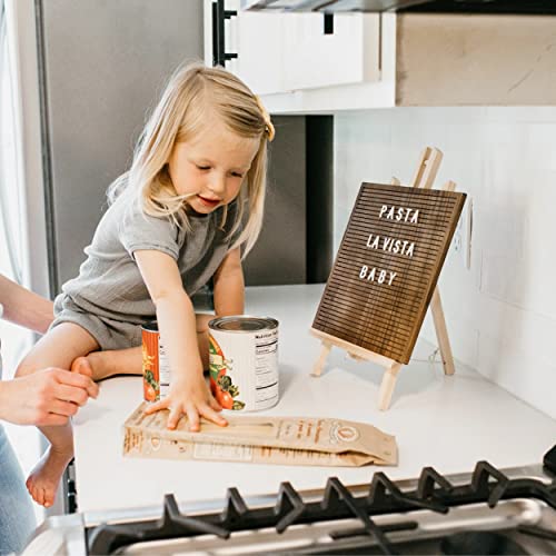 Stiles Wood Letter Board Set, Message Board With 340 Letters, Numbers, And Symbols For Celebrations, Baby Announcements, Or Milestones, 10 By 10 Inches, Walnut #TOP1