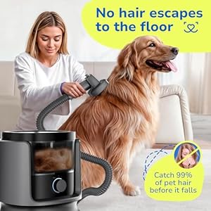 PETS-DREAM-Dog-Hair-Dog-Grooming-Vacuum-Kit-Ultra-Large-35L-Dust-Cup-4-Suction-Levels-Low-Noise-Pet-Grooming-Vacuum-for-Dogs-Dog-Vacuum-for-Shedding-Grooming-with-Nail-Grinder-574ft-Hose - Cucciolini Doodles   PETS-DREAM-Dog-Hair-Dog-Grooming-Vacuum-Kit-Ultra-Large-35L-Dust-Cup-4-Suction-Levels-Low-Noise-Pet-Grooming-Vacuum-for-Dogs-Dog-Vacuum-for-Shedding-Grooming-with-Nail-Grinder-574ft-Hose