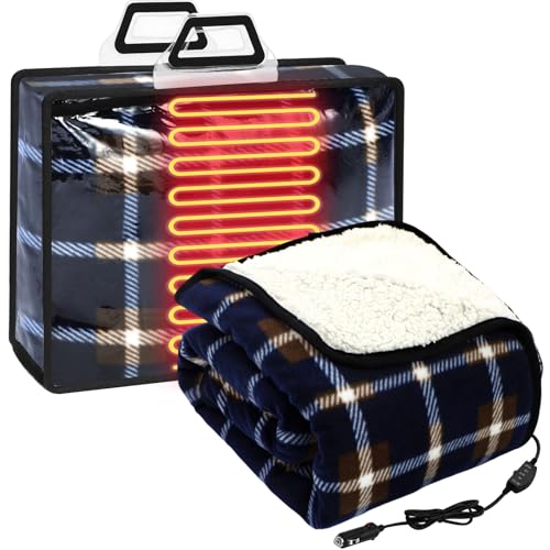 Riakrum 12V Heated Car Blanket