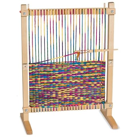Melissa & Doug Wooden Weaving Loom Kit Cover