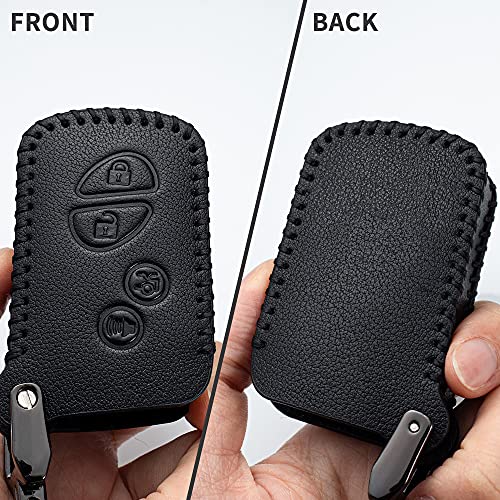 Car Key Cover Key Case Replacement For Cadillac Key Fob Cover 2015-2018 Smart Remote Key Case Accessories (6 Buttons) #TOP2