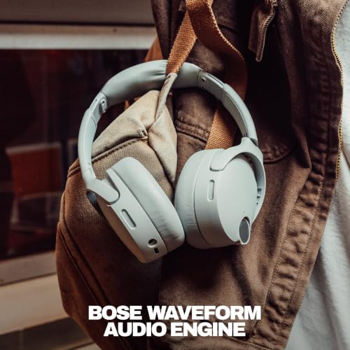 Image of Skullcandy Crusher 1080 ANC Headphones with Sound by Bose - Cement | Multi-Sensory Bass, Active Noise Cancelling, Bose Audio Technologies, 60 Hours Battery, Microphone, Travel, Music, Commuting