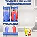 XPW Commercial Slushy Machine 1000W 30L Tanks Commercial Slushie Maker Machine 304 Stainless Steel Margarita Machines Efficient Cooling The Ideal Slush Maker for Bars Cafes Restaurants