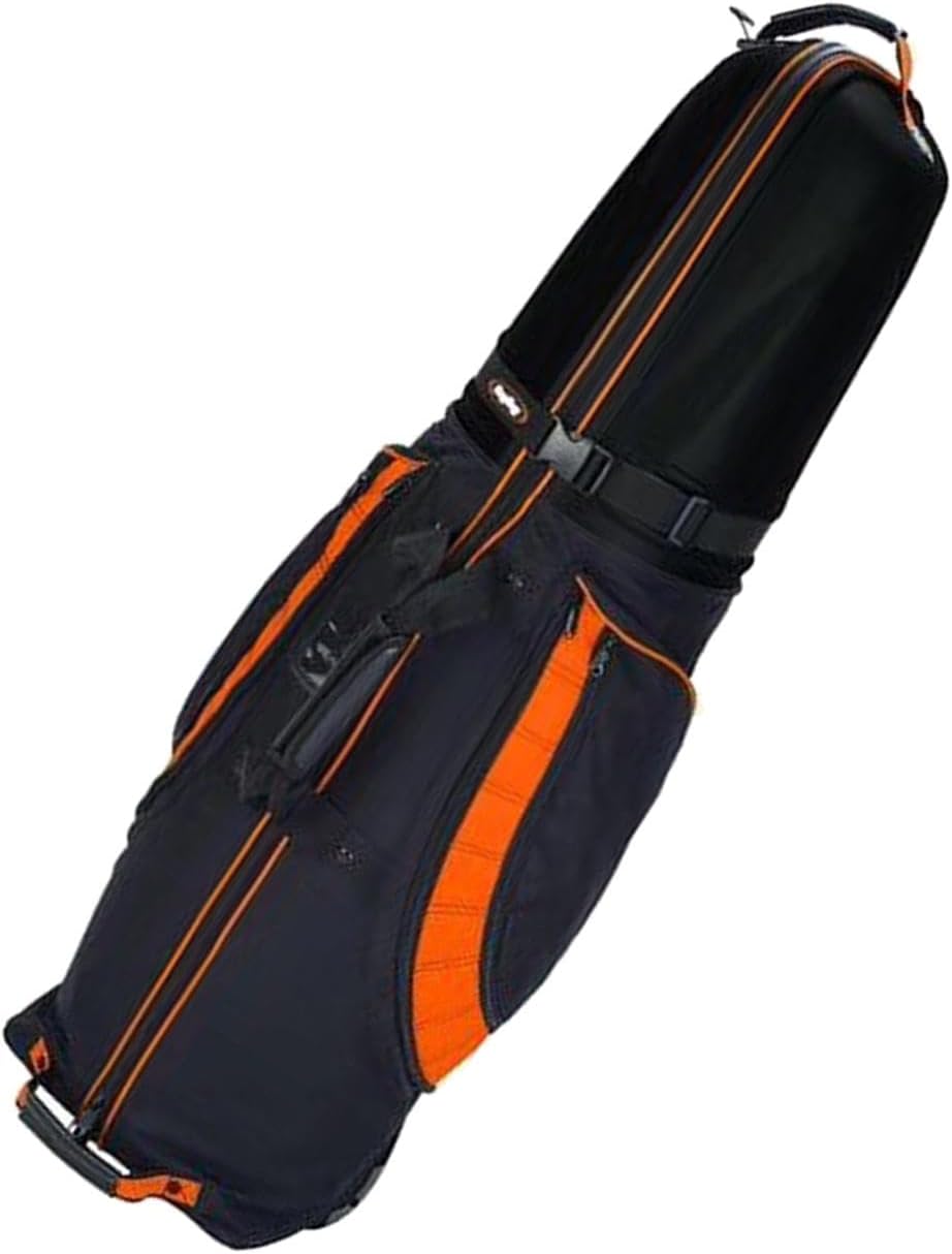 Travel Bag for Golf with Fixed Buckle and Handles, Suitable for Air Travel, Orange