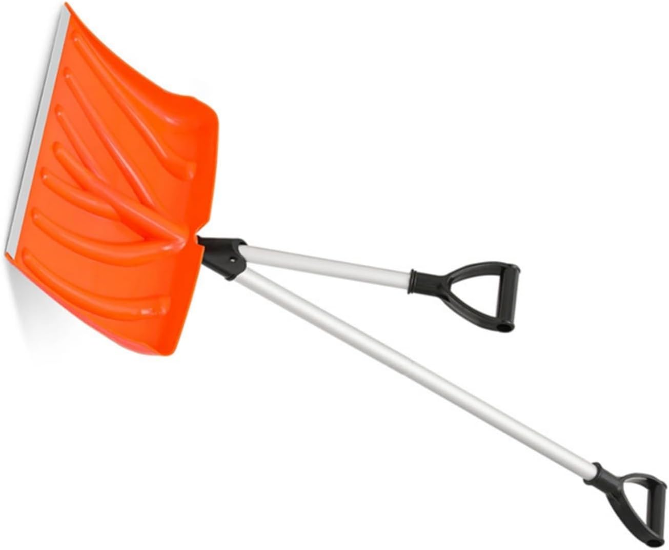 Heavy Duty PP Winter Shovel with Reinforced Aluminum Handle MultiSurface Application for Porch and Parking Lightweight Snow Shovel for Sidewalk