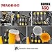 Maddog 150 Round Bones Paintball Pods | Durable Quick Reload Tubes for Tournament and Recreational Speedball Woodsball | 6 Pack - Orange