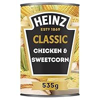 Heinz Classic Chicken and Sweetcorn Soup Family Pack Classic Soup Canned Soup Tinned Soup 535g