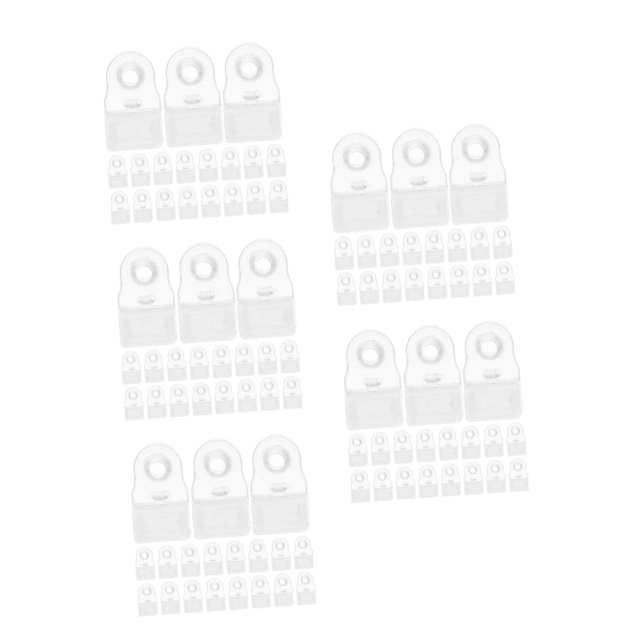 Supports acrylique pour miroirs TEHAUX avec vis lot de 150 pièces pour portes de cabinet