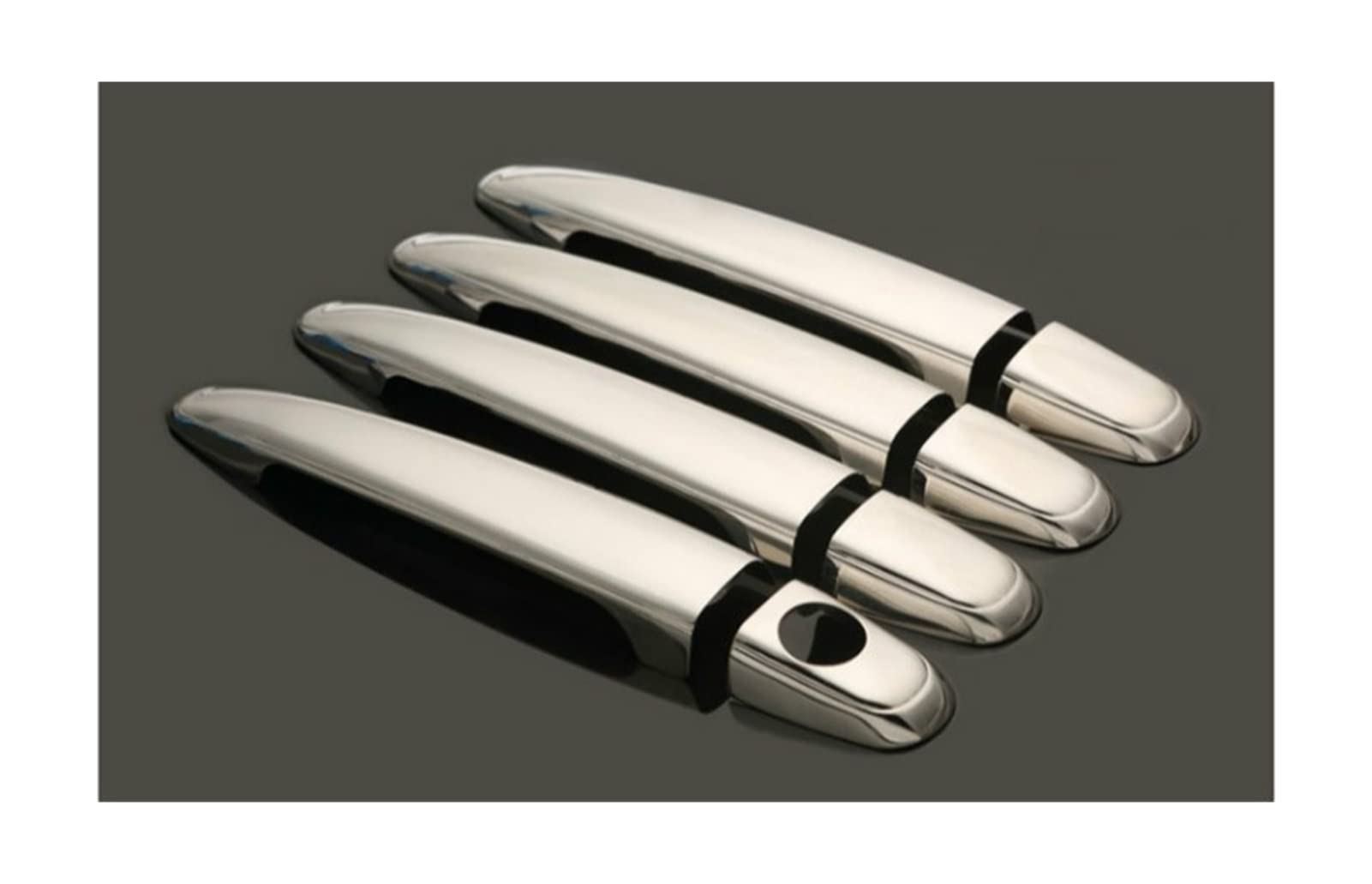 CFUNMNVBVZ Car Inner Door Pull Handle for Lexus RX330 RX350 GX470 2004-2009 Chrome Car Door Handle Cover Trim Sticker