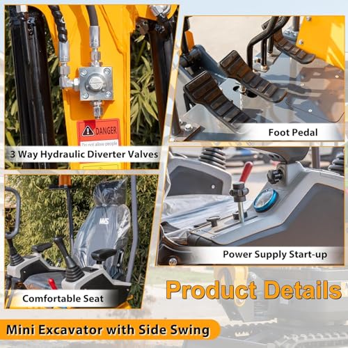 Mini excavator machine