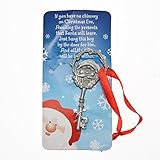 Metal Key for Santa Claus with Card - 1 Piece