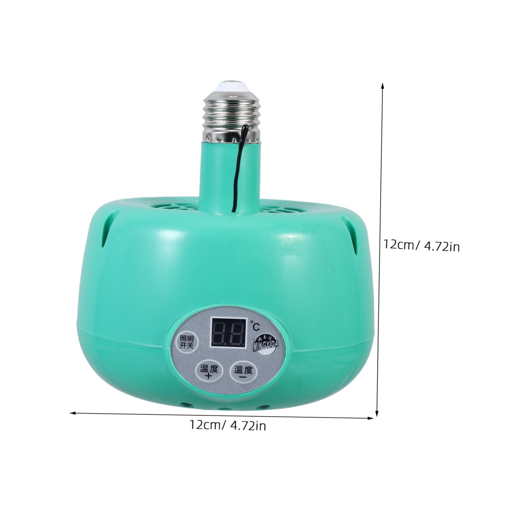 Kisangel 2 Piezas Lámpara Calefactora Ajustable para Cría de con Ventilador Emisor de para Reptiles y Aves Fabricada Resistente al para Mascotas y Aves de Corral