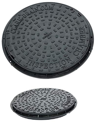 Clark-Drain CD 452 Polypropylene Dual Locking Circular Manhole Cover 550 Millimetre Diameter