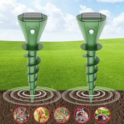 Aqjbh Solar Mole Repellent 2024 Cover