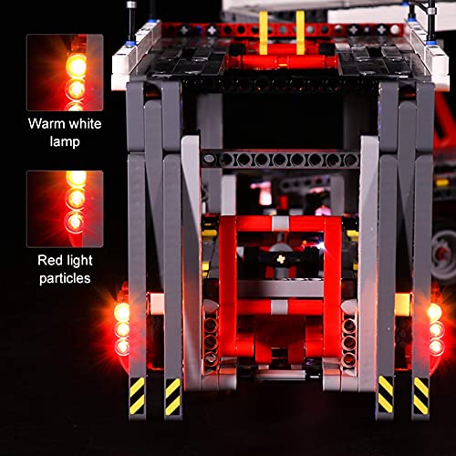 KCGNBQING NLNE Light Set für Bausteine Modell - LED Light Kit Kompatibel mit Lego 42098, Nicht Enthalten das Modell… – Bild 5