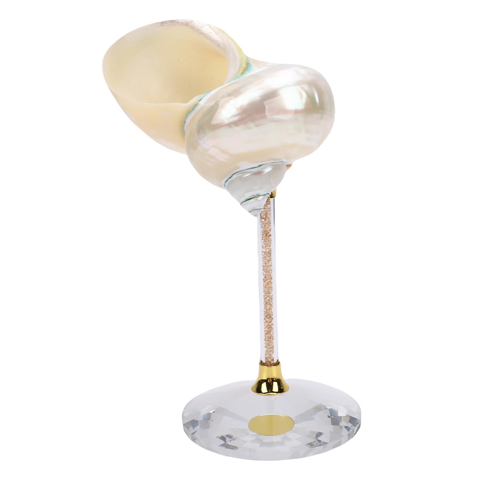 Tbest Conch Shell Calice da Vino, 17cm Tazza Cocktail Unica (WHITE)
