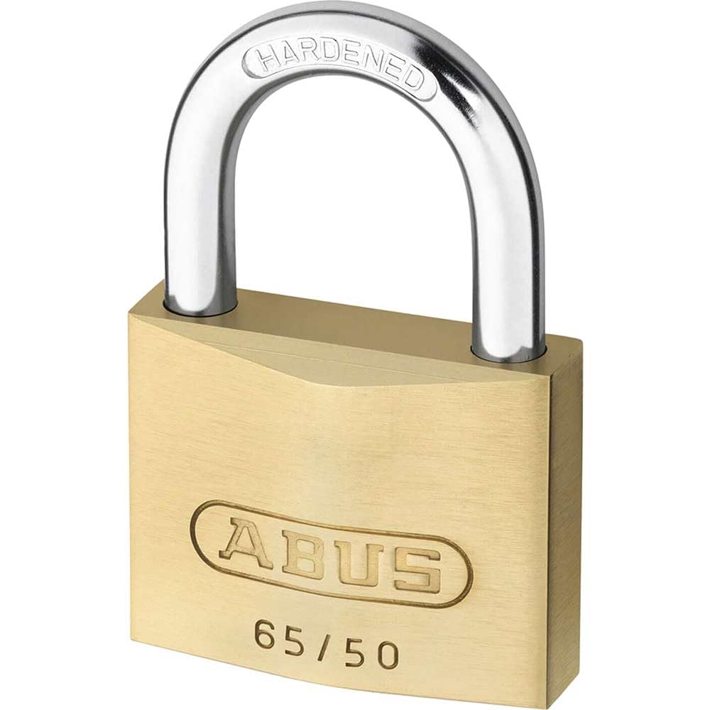 Abus 65/50mm Brass Padlock Twin Pack