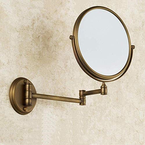 Miroir grossissant double face mural pour éviter de se pencher