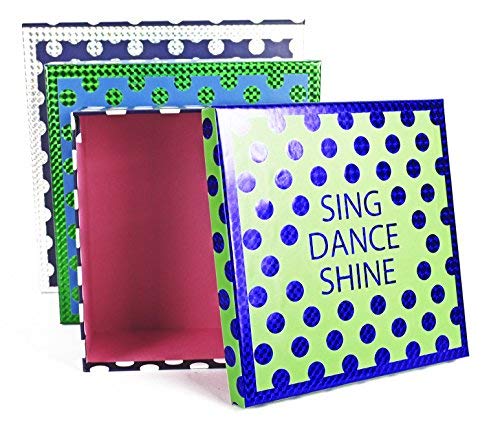 Elegant Decorative Inspirational Quotes Themed Nesting Gift Boxes -3 Boxes- Nesting Boxes Beautifully Themed And Decorated - Perfect For Gifts Or Simple Decoration Around The House! #TOP1