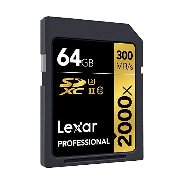 Lexar LSD64GCRBEU2000R Professional SDHC 2000x (300MB/s) UHS-II Flash-Speicherkarte, 64 GB – Bild 5