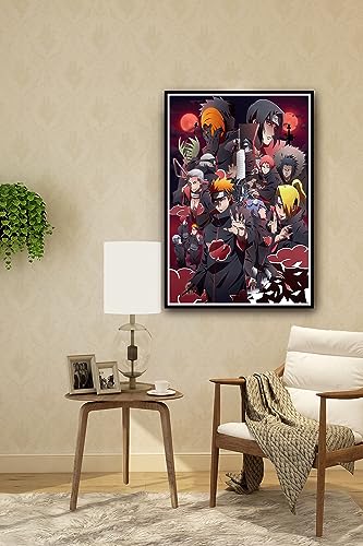 Ukeclvd Akatsuski Poster Uchiha Itachi Pain Japan Manga Personality Anime Decorative Painting Wall Art Canvas Posters Gifts 16X24 Inch No Frame #TOP2
