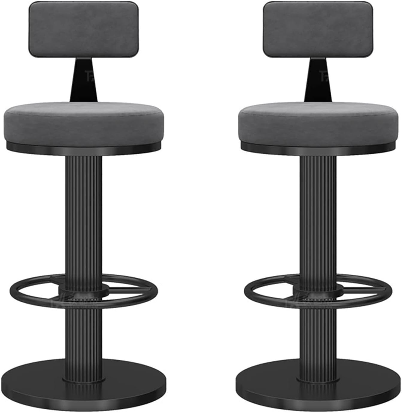 Generic Bar Stool, Set of 2, Kitchen Height Adjustable Bar Stools