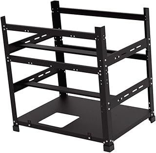 UKCOCO 1 Set graphics card rack frame holder stand metal stand Graphics Cards Holder Graphics Cards Bracket cold rolled steel plate Steel Graphics Cards Shelf Metal Graphics Cards Rack