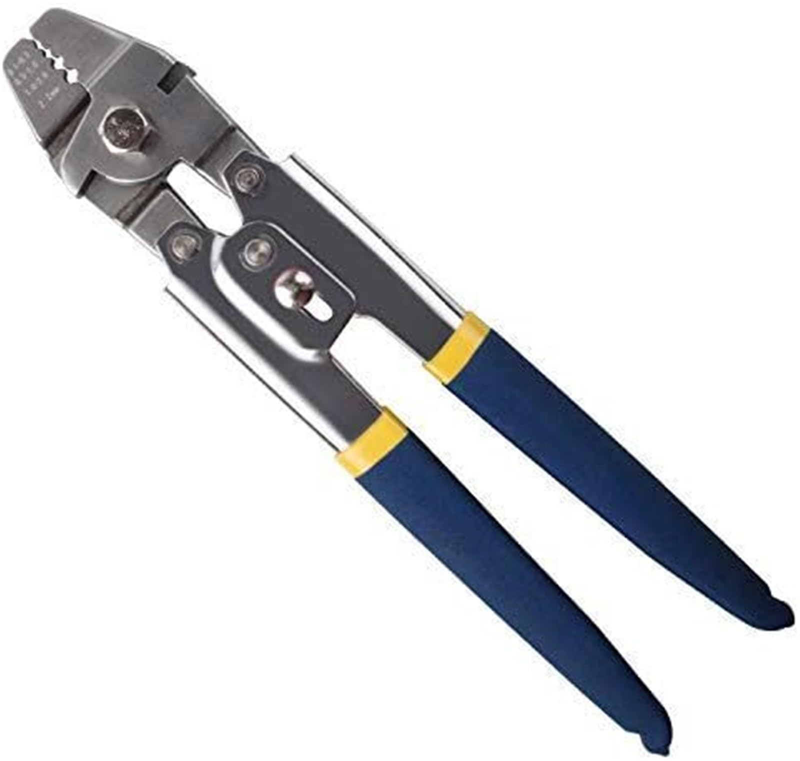 Qxbfndc Sj-255 Crimping Tool Wire Rope Crimping Pliers Aluminum Ferrules-Accommodates Cables Up To 2.2Mm For Loop Sleeves And Swaging Crimper Tool Kit Clamp(Sj-255)