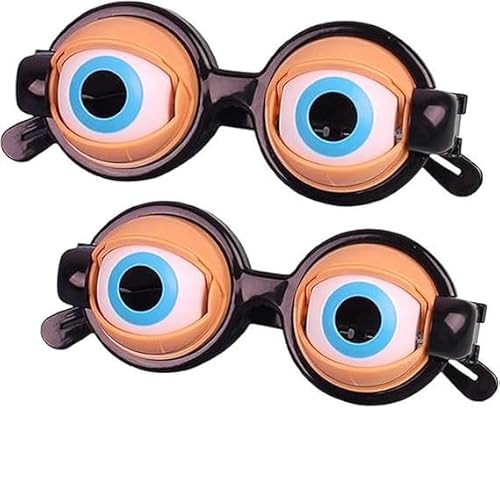 Imagen de NTHFECG Gafas de disfraz con ojos de broma