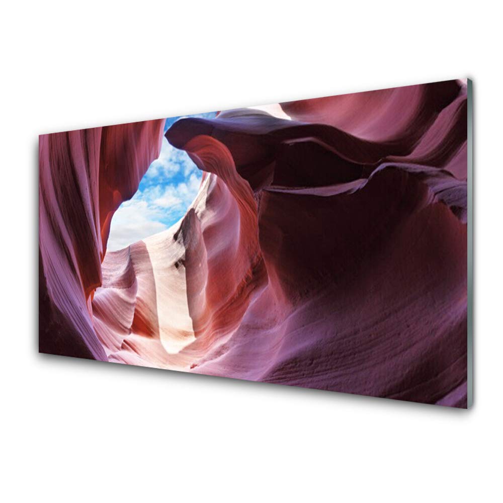Tableau mural moderne en verre trempé 100x50cm pour sublimer votre salon