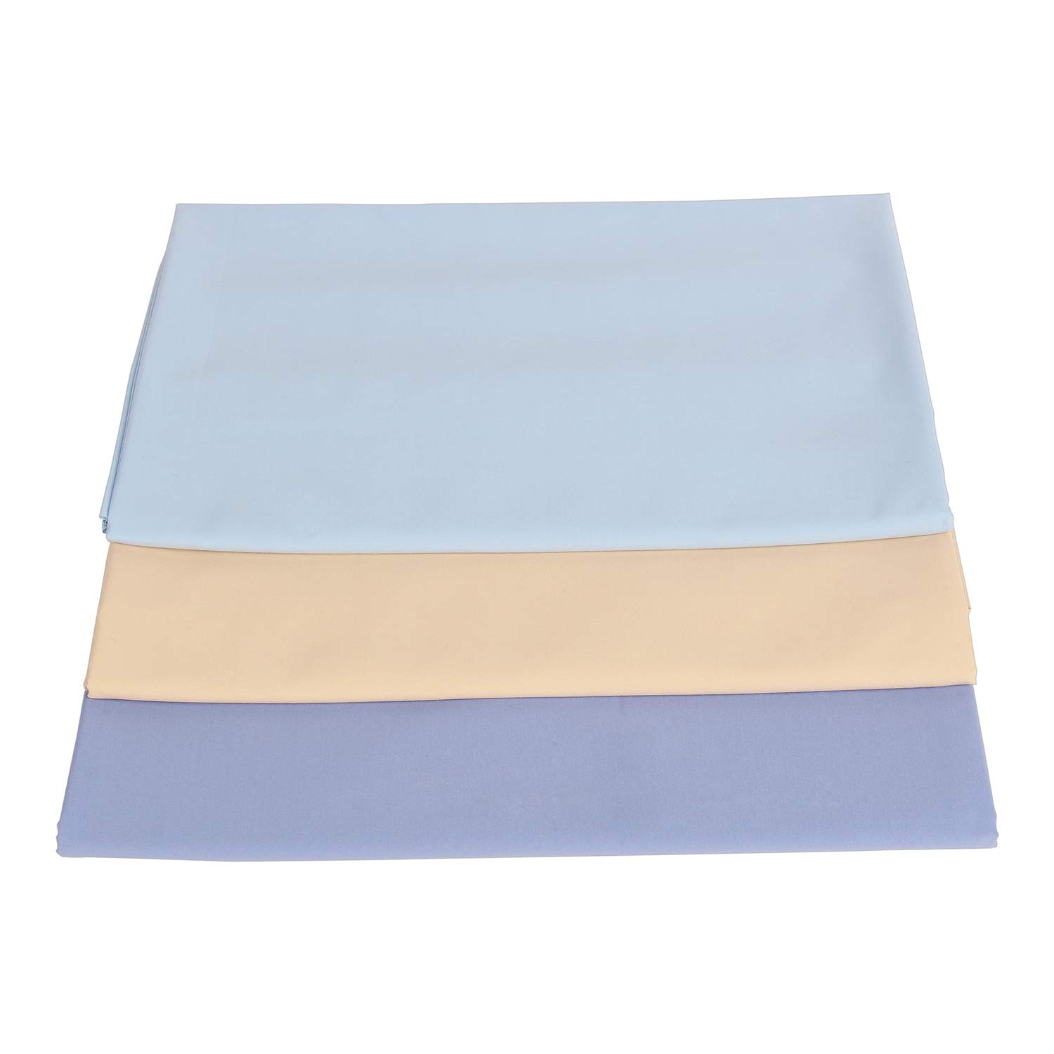 maharaja Combo of 3 Plain PolyBlend Unstitched Shirt Piece Fabric Set [6 Varients]-picture-0