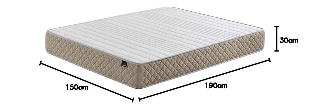 Miroytengo Packs Descanso Completo (colchón + somier o Base+ Patas+ Almohada) (HIPNOS, 105x190 cm)