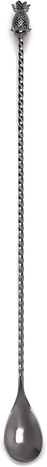 Bulu™ Pineapple Barspoon - Gunmetal Black / 33.5cm