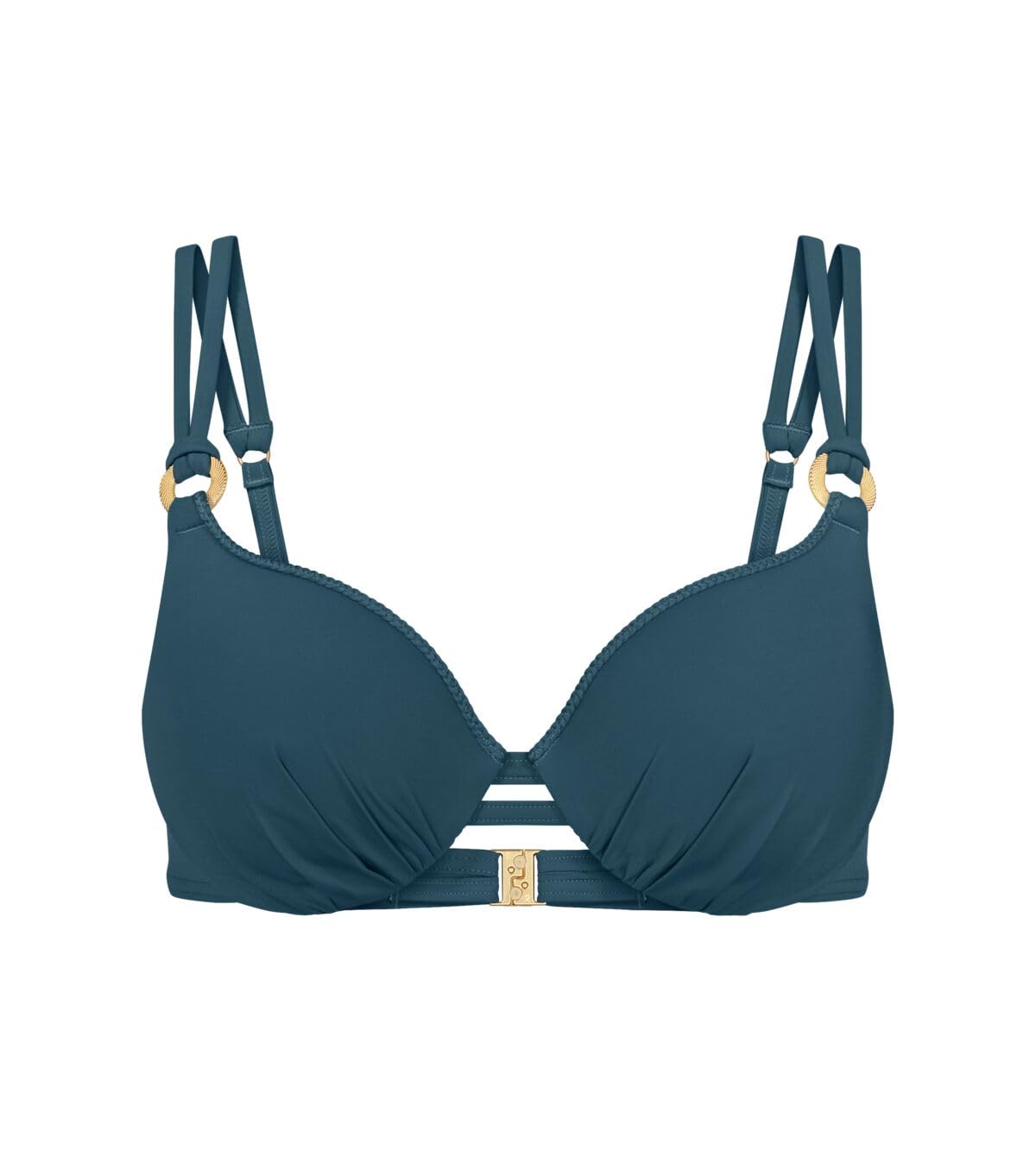 Triumph Summer Twist WP 01 Bikini Top, Secret Lagoon, 44 Donna