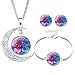 Produktbild Caimeytie Damen Bijouterie Schmuck-Sets Halsketten Armbänder Ohrstecker Baum des Lebens