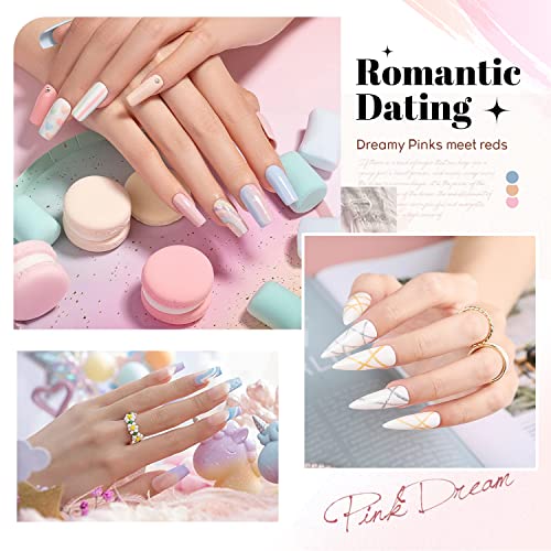 Jewhiteny Gel Nail Polish Kit With U V Light 120W Nail Dryer, 40 Colors Gel Nail Polish Set, Nail Art Decorations, Manicure Tools Gel Nail Kit Gift For Women #TOP5