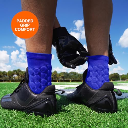 Image of SLEEFS Padded Football Socks for Anti-Blister and Cleat-Ready Fit