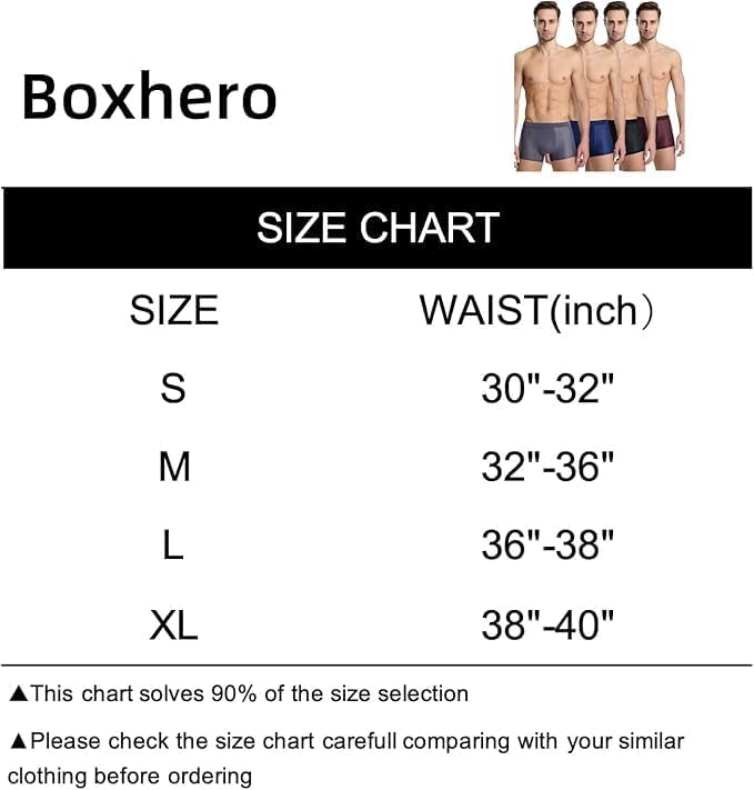 Boxhero Bamboo Fiber Boxer Briefs - 2025 Upgrade Box Hero Mens Underwear, Built-in with 3D Pouch Soft Underwear for Men - Image 2